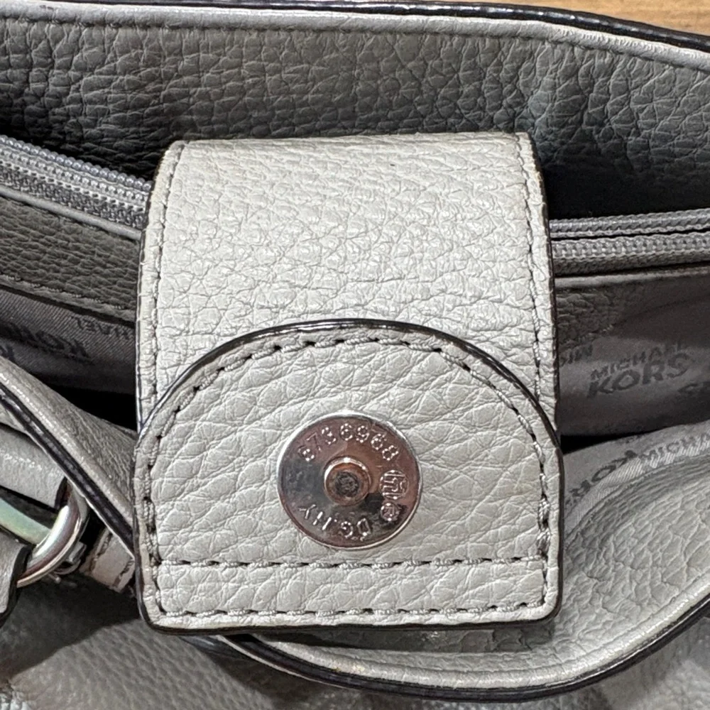Michael Kors Gray Satchel